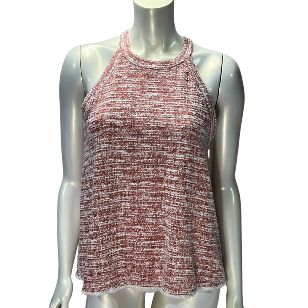 W5 Walter Baker Boho Cream & Orange Tank Top Size Medium